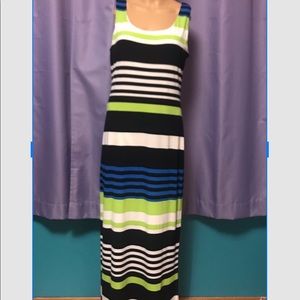 Striped maxi dress